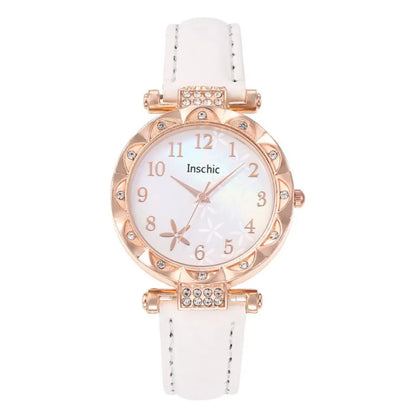 High Quality PU Leather Watchband Wristwatch Casual Multi-color Quartz Watch Student Quartz Clock